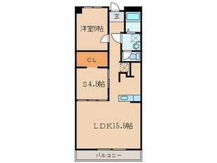 里水マンション　Ａ棟の物件間取画像